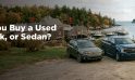Should You Buy a Used SUV, Truck, or Sedan in Midcoast Maine?